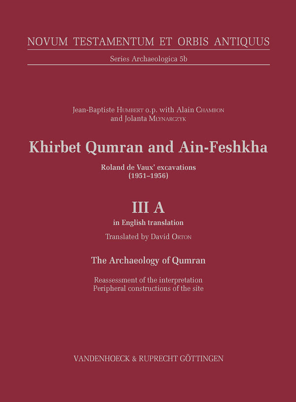 Khirbet Qumran and Ain-Feshkha III A (in English translation)