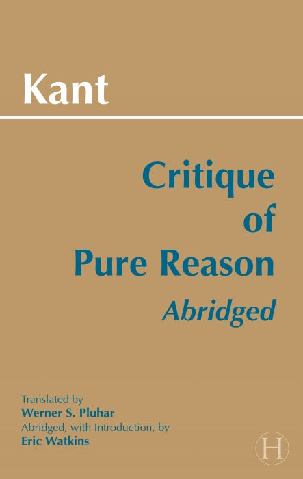 Critique of Pure Reason, Abridged