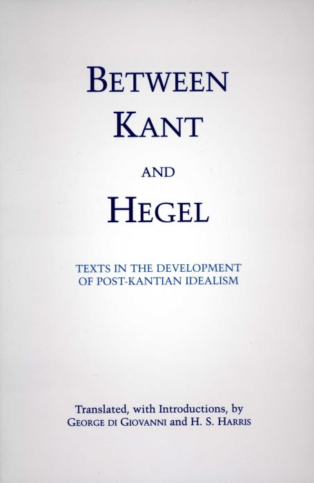 Between Kant and Hegel