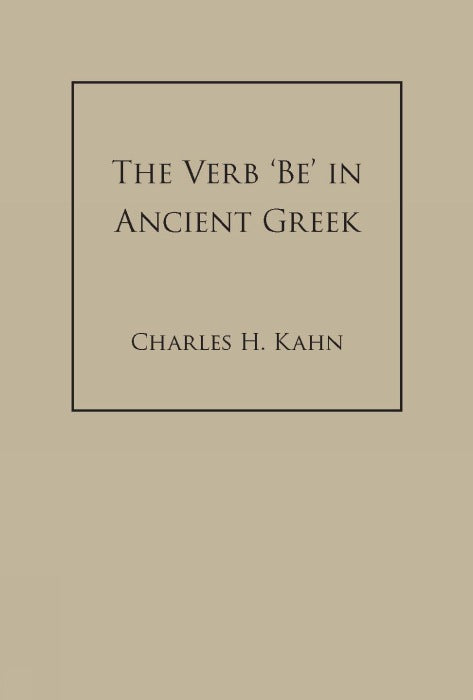 The Verb 'Be' In Ancient Greek