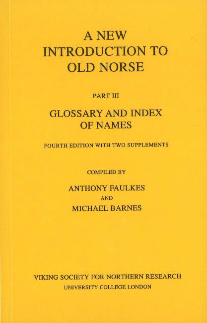New Introduction to Old Norse