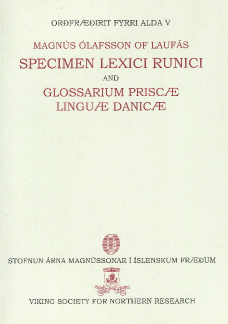 Specimen Lexici Runici