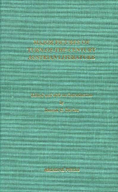 Major Figures of Turn-of-the-Century Austrian Literature