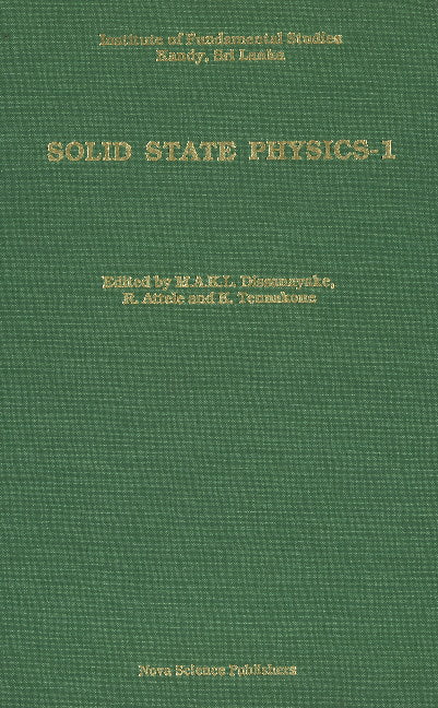 Solid State Physics 1
