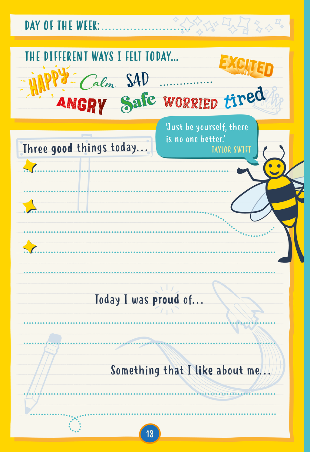 Happy Confident Me Daily Journal