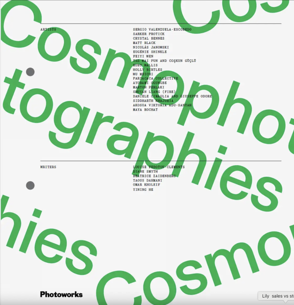 Cosmophotographies - Photoworks Annual 33