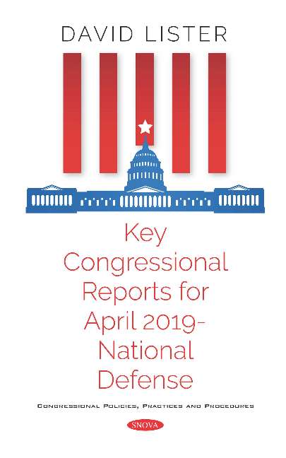 Key Congressional Reports for April 2019 -- National Defense