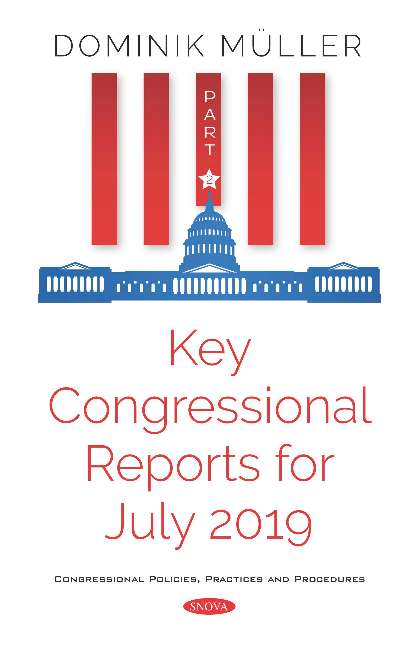 Key Congressional Reports for July 2019