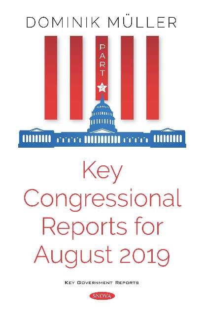 Key Congressional Reports for August 2019