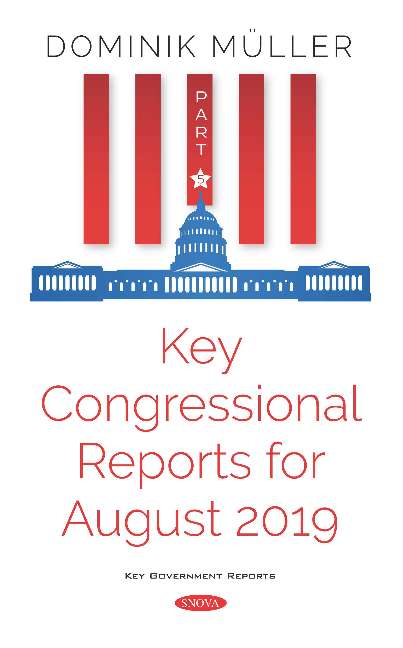 Key Congressional Reports for August 2019