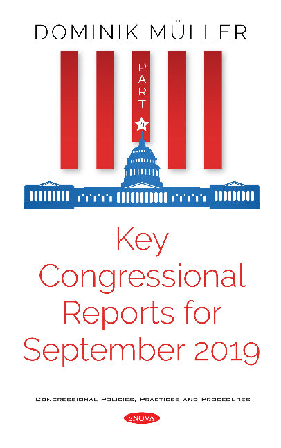 Key Congressional Reports for September 2019