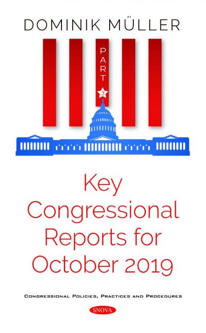 Key Congressional Reports for October 2019
