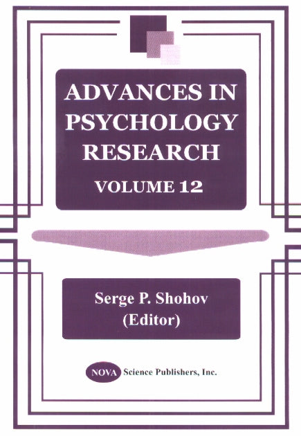 Advances in Psychology Research