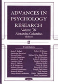 Advances in Psychology Research