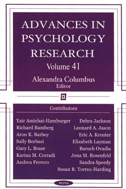 Advances in Psychology Research