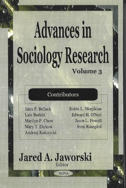 Advances in Sociology Research