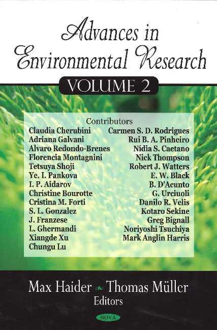 Advances in Environmental Research