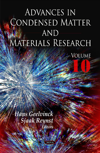 Advances in Condensed Matter & Materials Research