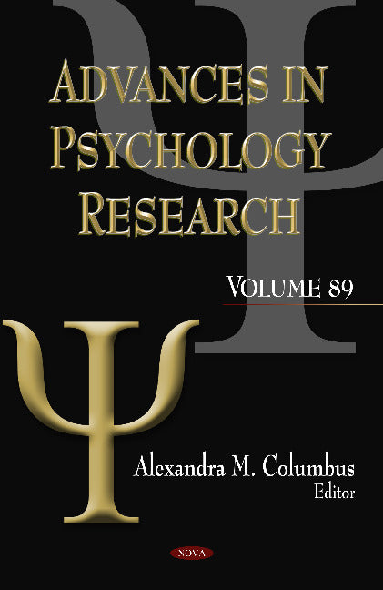 Advances In Psychology Research