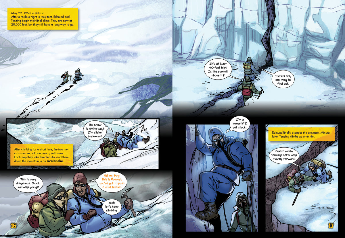Edmund Hilary Reaches the Top of Ev