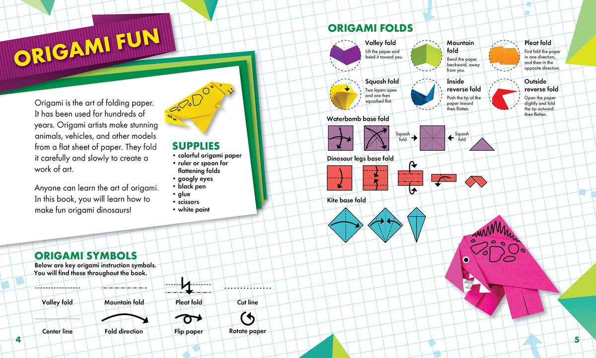 Origami Fun : Dinosaurs