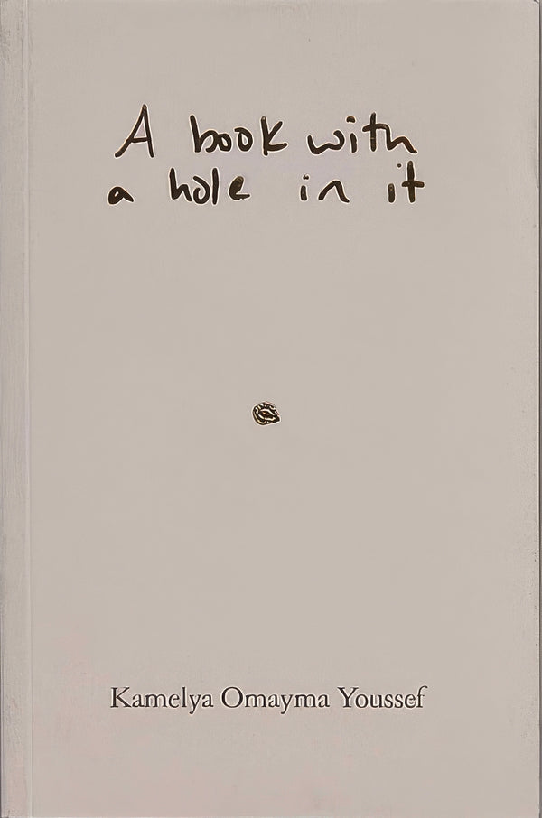 A book with a hole in it