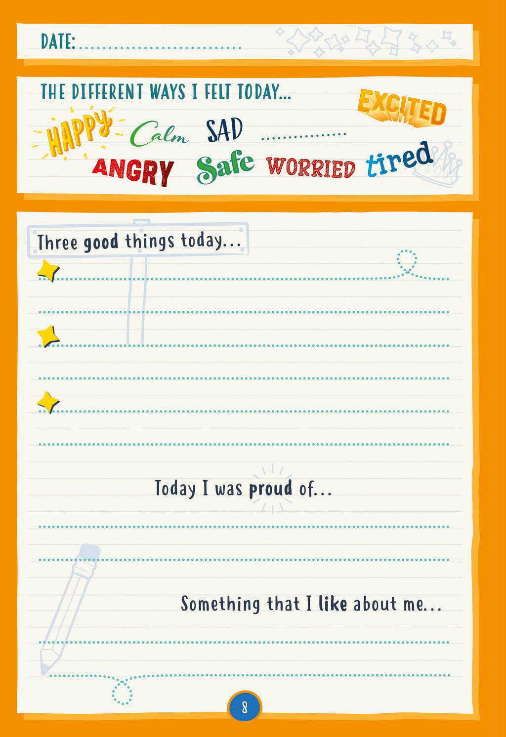 Happy Confident Me My Daily Journal