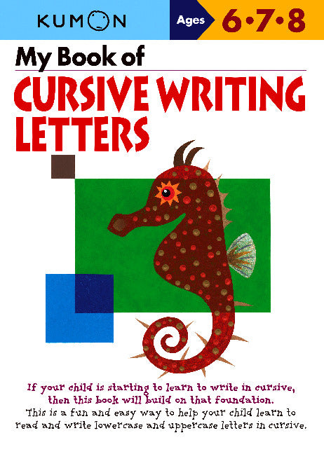 Kumon My Book of Cursive Writing Letters