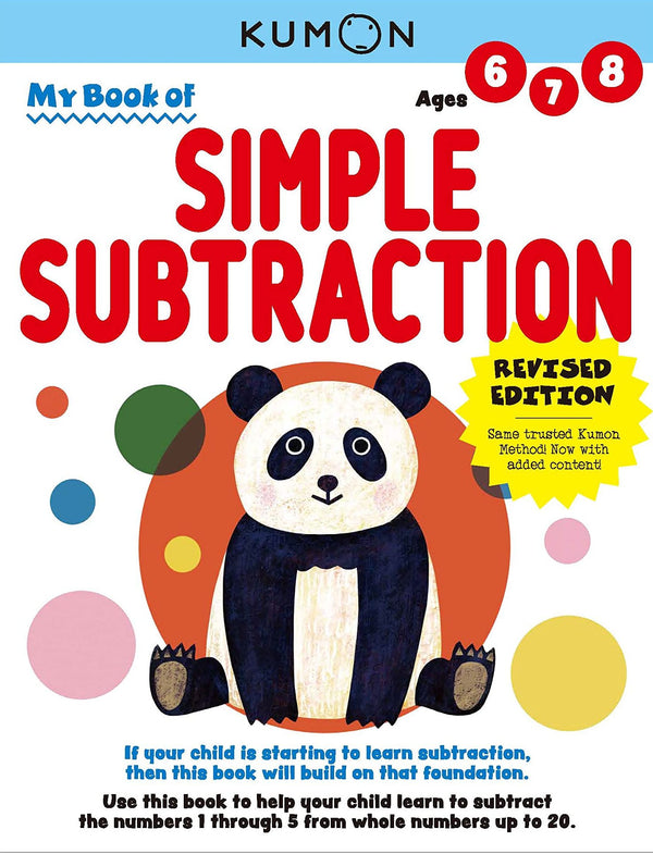 Kumon My Book of Simple Subtraction