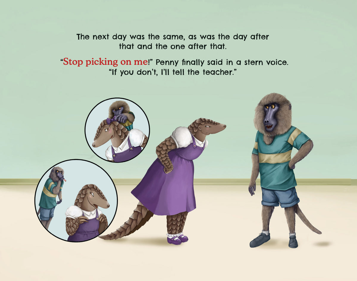 Penny Pangolin and the Baboon Bully