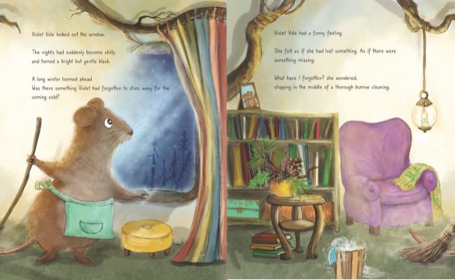 The Vole Who Looked at the Moon