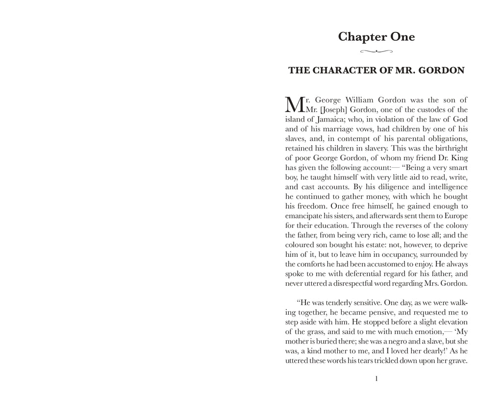 The Case of George William Gordon of Jamaica