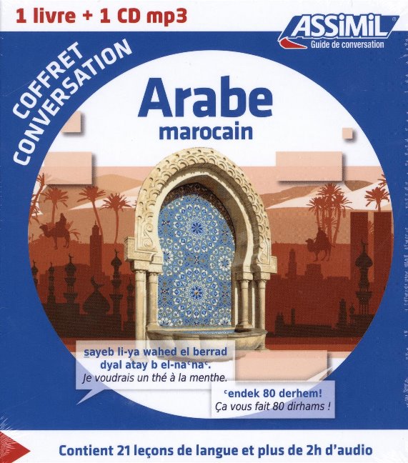 Coffret conversation Marocain (guide + 1 CD) (Arabe)