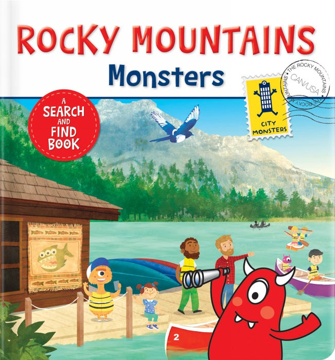 Rocky Mountains Monsters: A Search and Find Board Book for Kids | Hidden Pictures & Interactive Picture Book | Ages 3–6, Preschool – Grade 1