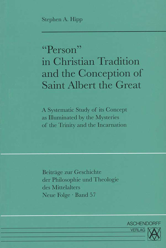 'Person' in Christian Tradition and the Conception of Saint Albert the Great