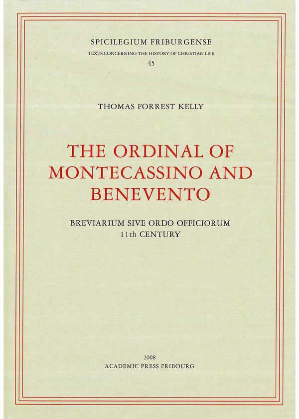 The Ordinal of Montecassino and Benevento