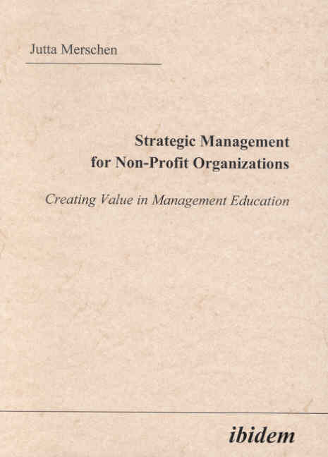 Strategic Management for Non-Profit Organizations