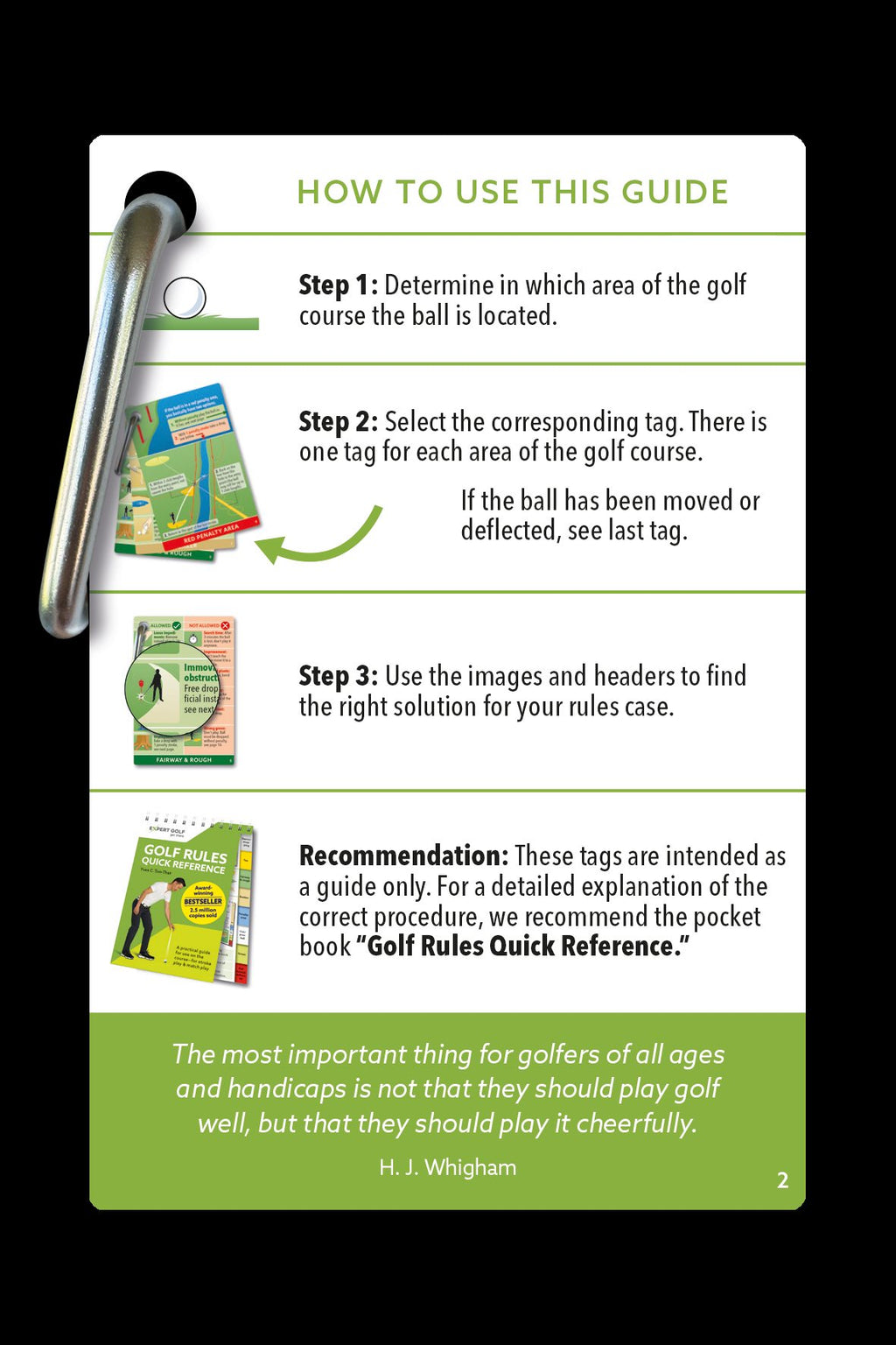 Golf Rules TO GO (Pack of 20)