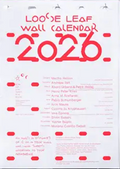 Loose Leaf Wall Calendar 2026