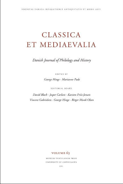 Classica et Mediaevalia