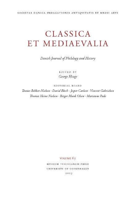 Classica et Mediaevalia