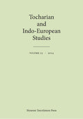 Tocharian & Indo-European Studies