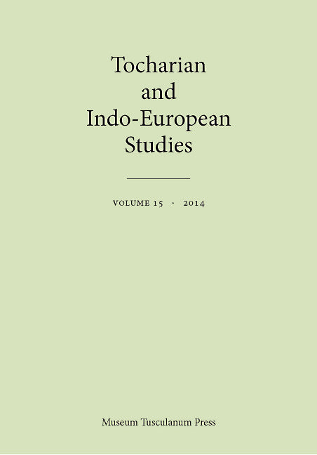 Tocharian & Indo-European Studies