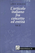 L'articolo italiano fra concetto ed entitá