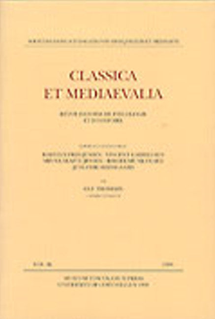 Classica et Mediaevalia