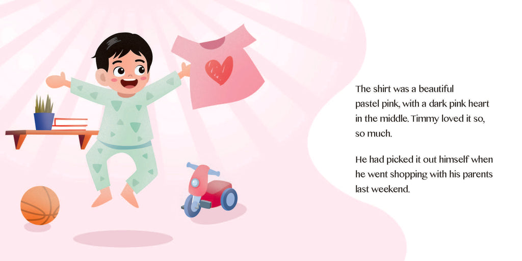 Timmy's Pretty Pink Shirt
