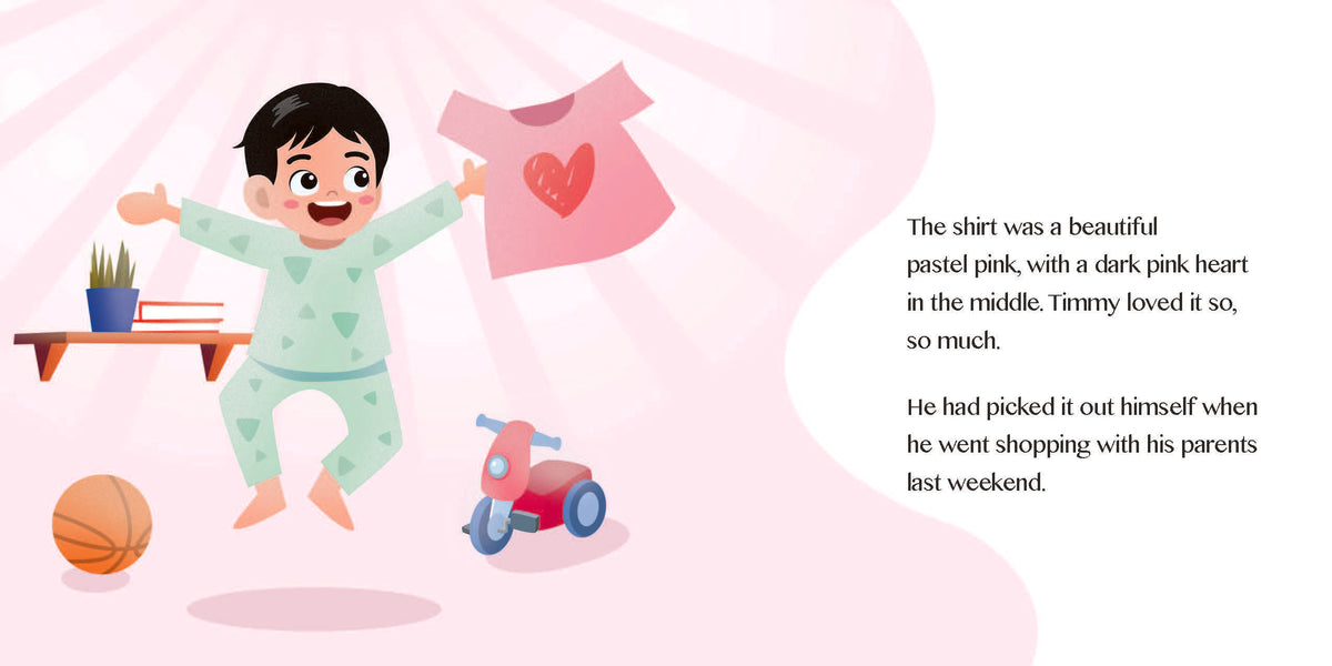 Timmy's Pretty Pink Shirt