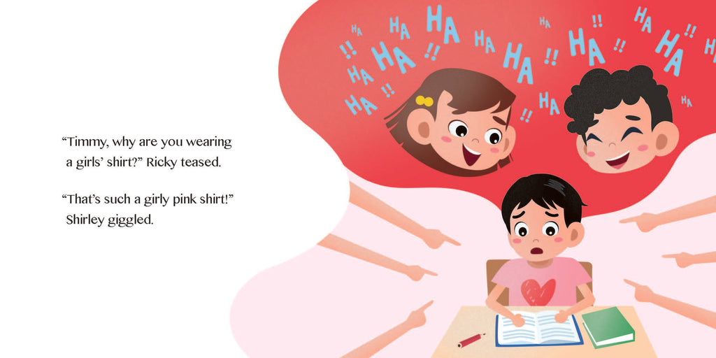 Timmy's Pretty Pink Shirt