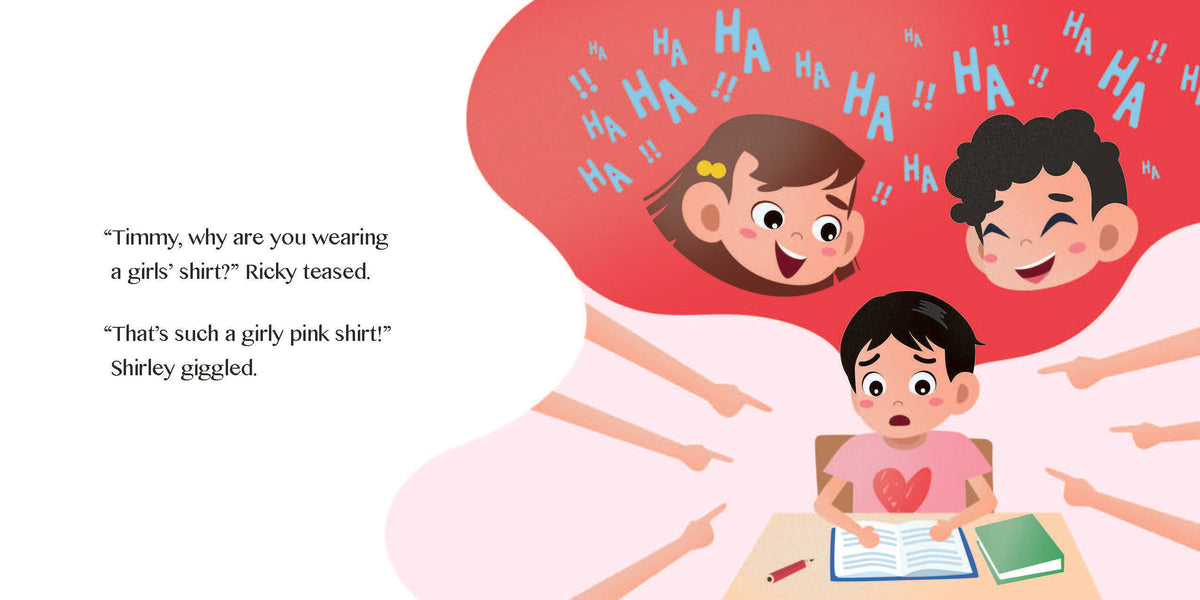 Timmy's Pretty Pink Shirt