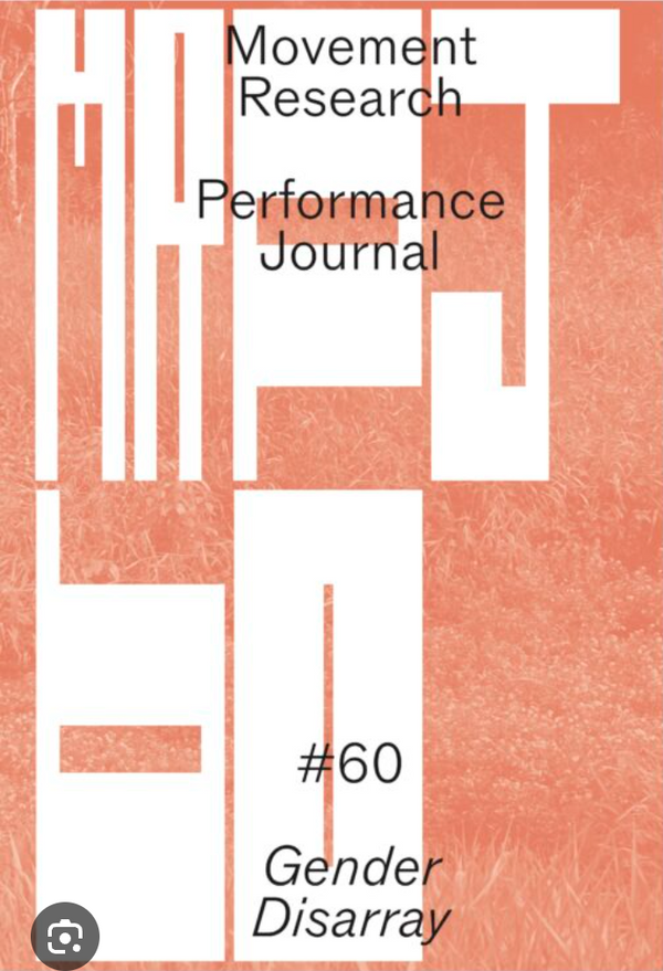 Movement Research Performance Journal #60